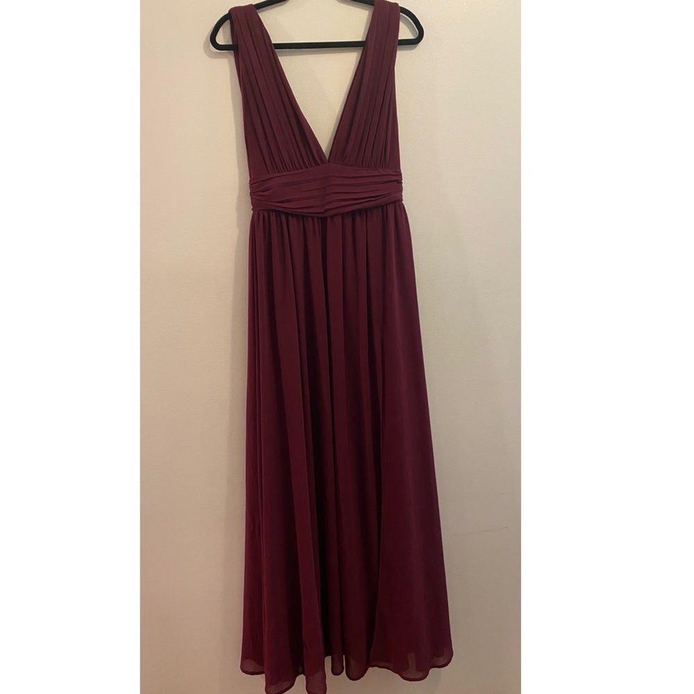 Burgundy Bridesmaids Dress Size medium